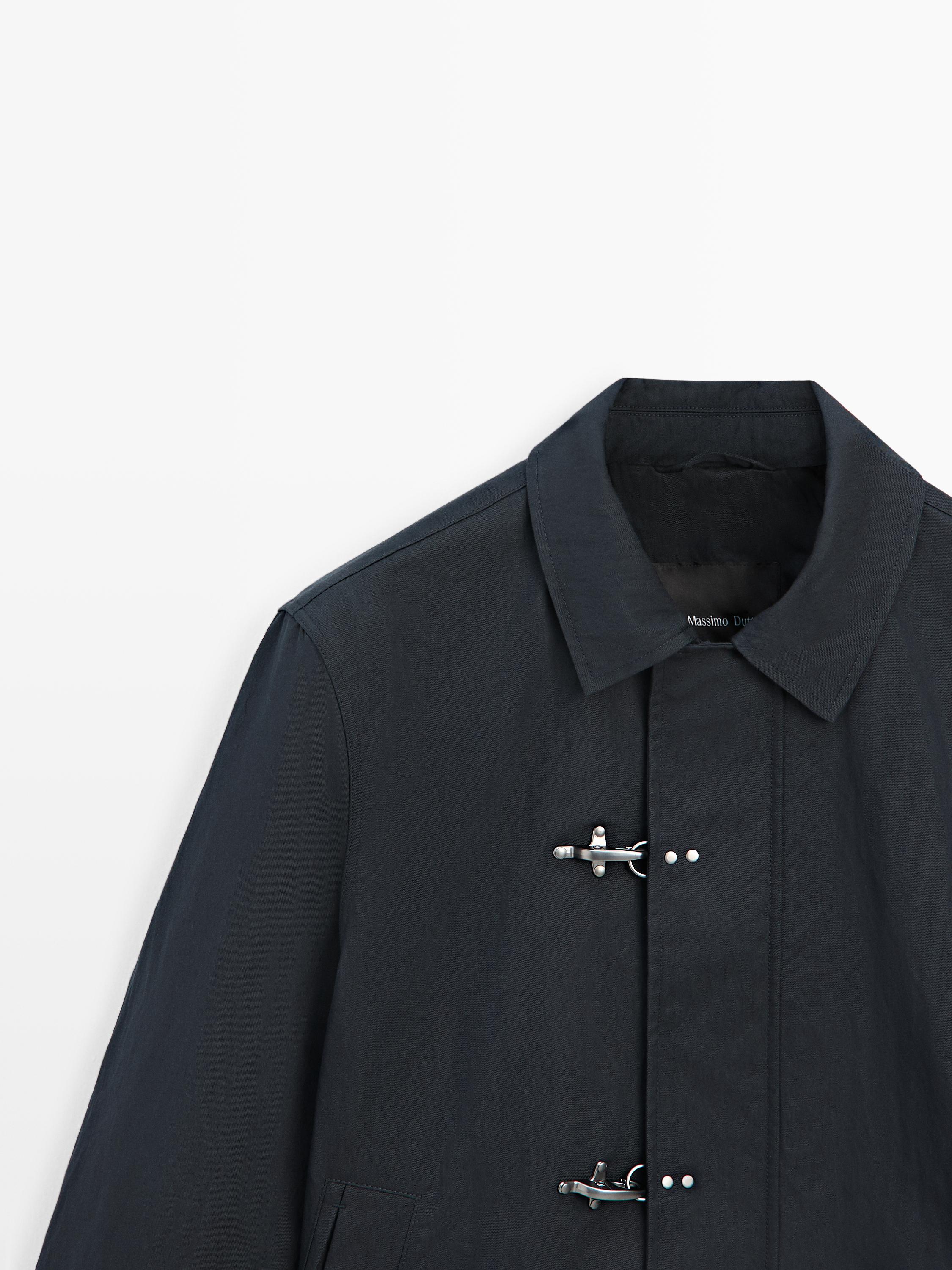 Veste à brandebourgs en coton